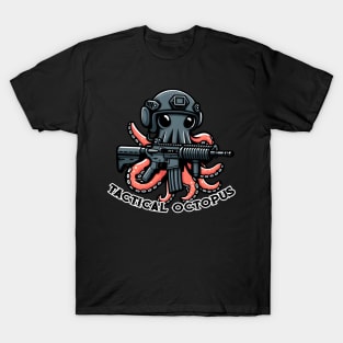 Tactical Octopus Adventure Tee: Where Intelligence Meets Style T-Shirt